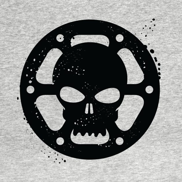 Cinema Film Roll Skull Black Design by petersarkozi82@gmail.com